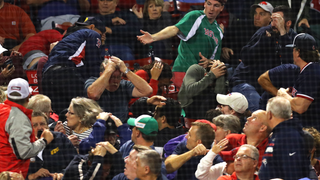Fan Struck In Forehead By Flying Bat At Red Sox Game, Stretchered Off